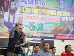 Bupati Eka Putra Resmikan UNP Volly Academy dan Kejuaraan U-19 Sumbar