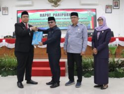 DPRD Tanah Datar Gelar Rapat Paripurna Ranperda Pertanggungjawaban APBD TA 2024