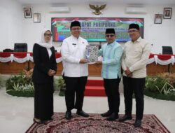 DPRD Kabupaten Tanah Datar Gelar Paripurna Jawaban Bupati Terhadap Pemandangan Umum Fraksi