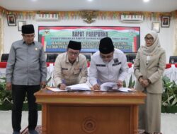 DPRD Tanah Datar Tandatangani Nota Kesepakatan KUA PPAS