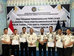 Rutan Padang Panjang Raih Predikat Terbaik I Penilaian Maladministrasi Pelayanan Publik Tahun 2025