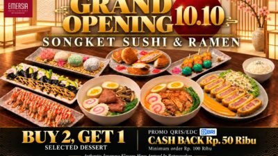 Songket Sushi & Ramen Hadir di Batusangkar, Hadirkan Cita Rasa Jepang Dalam Suasana Modren